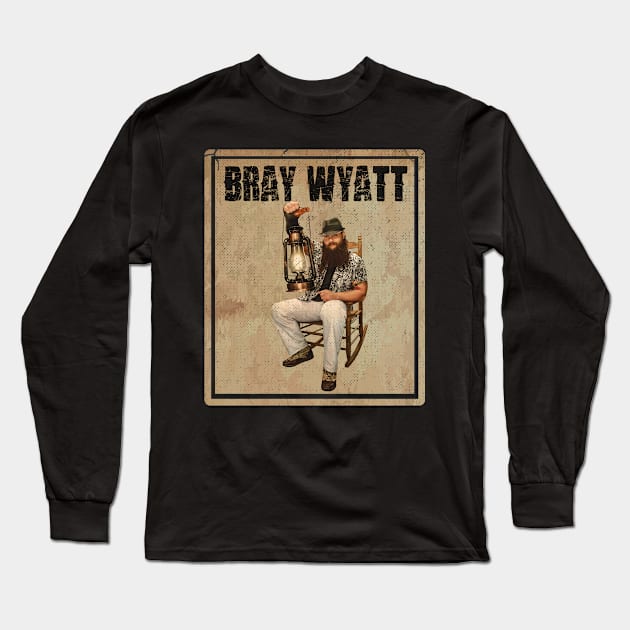 Bray Wyatt // design 16 Long Sleeve T-Shirt by katroxdesignshopart444